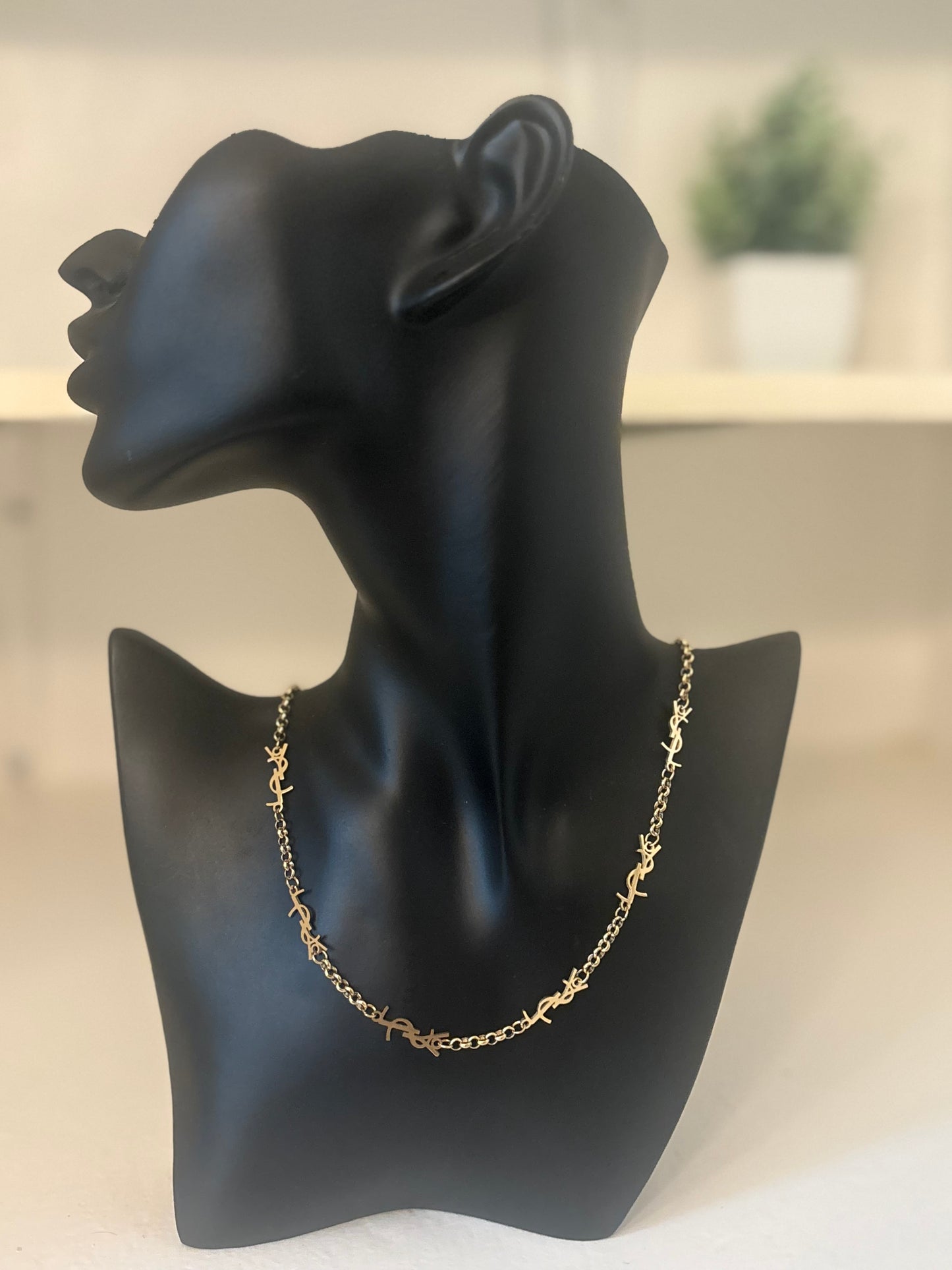 YS gold fancy necklace