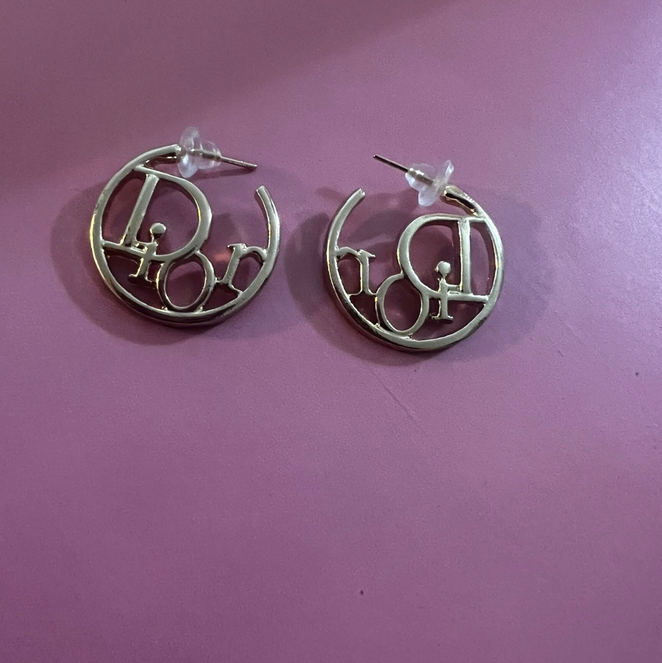 Dio tiny silver hoops