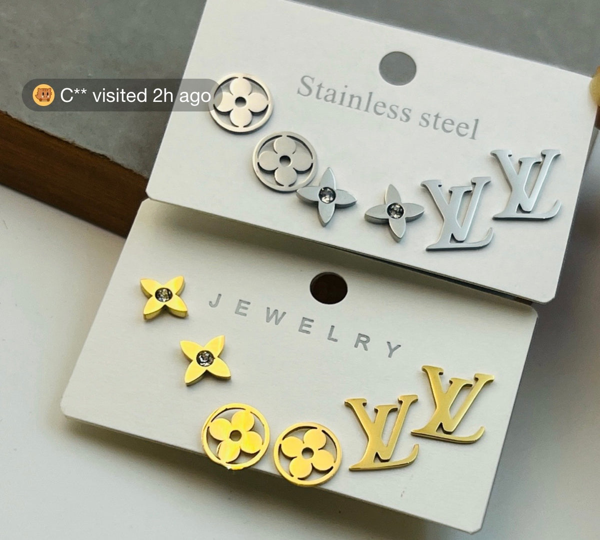 3 pack earring bundle only in SILVER