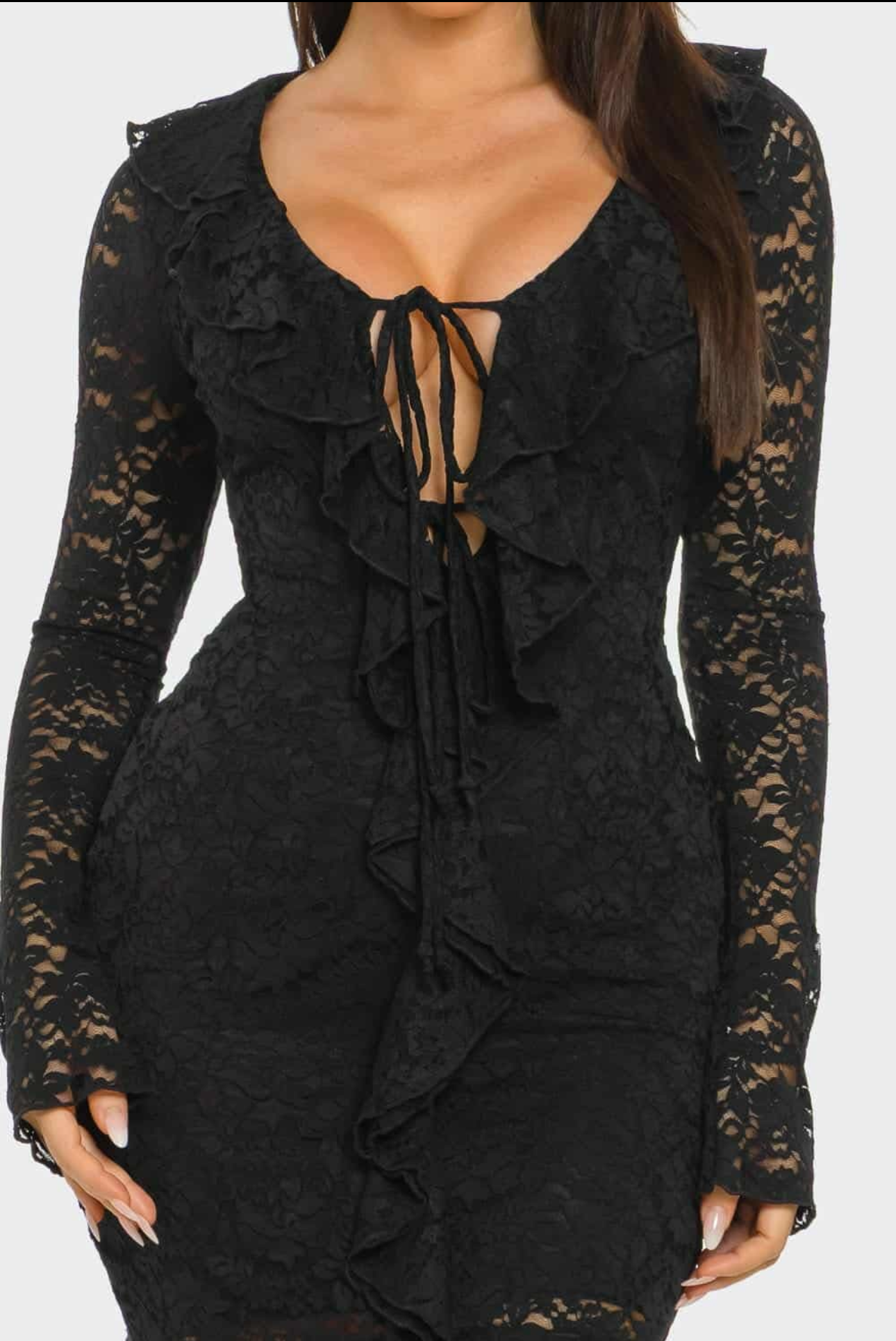 Stephanie black lace dress!