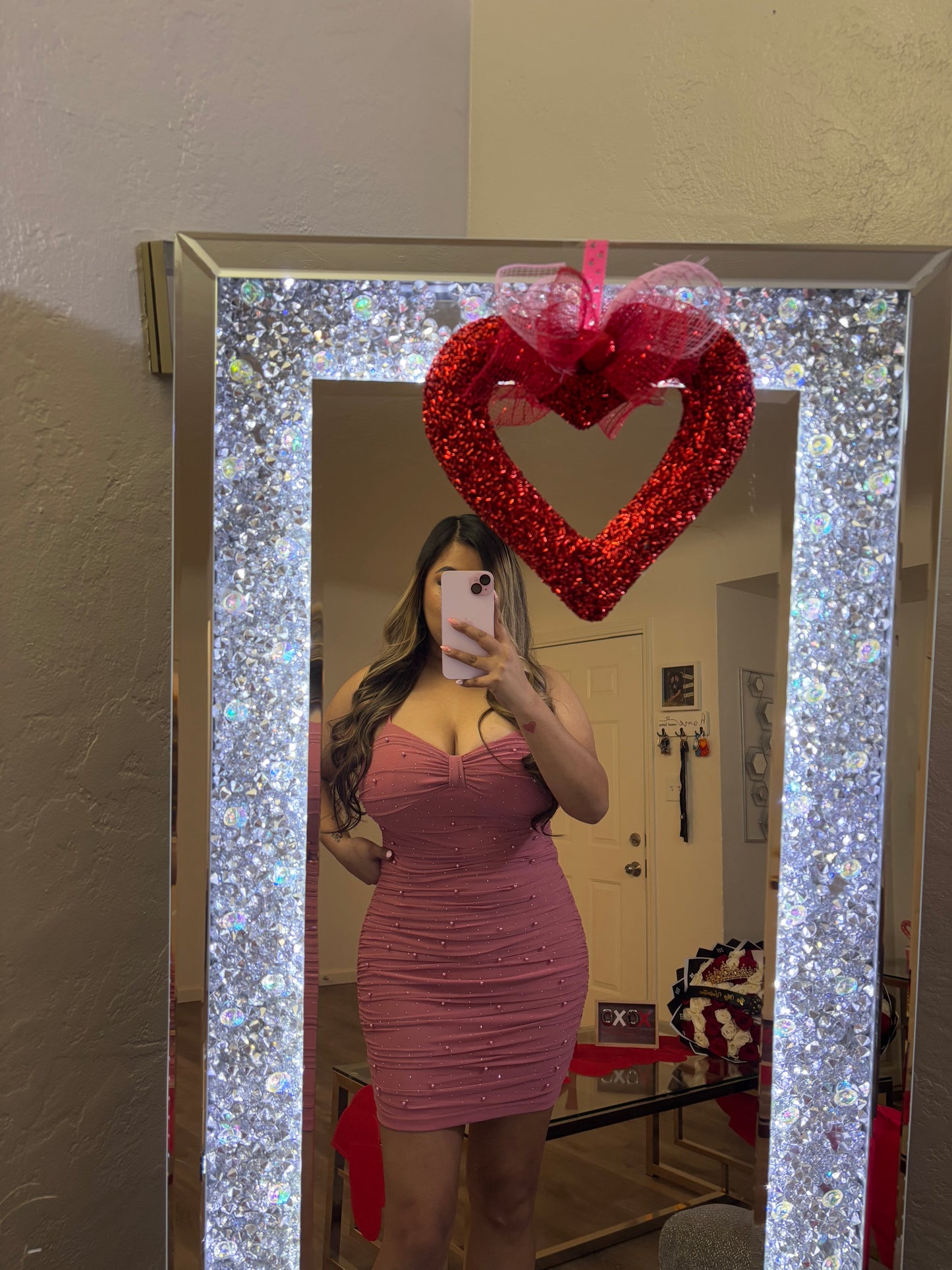 Coquette pink dress π