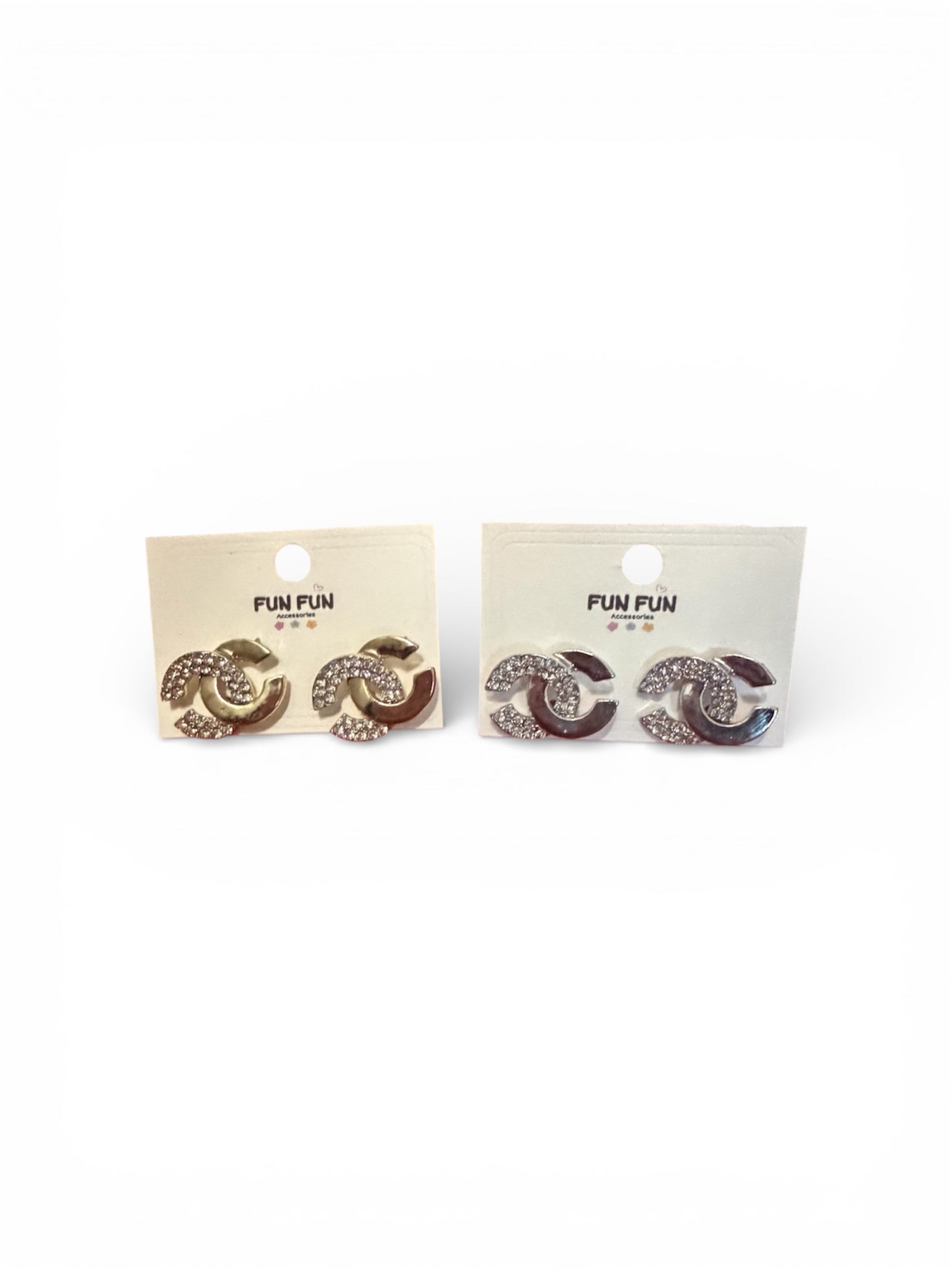 Cc rhinestone stud
