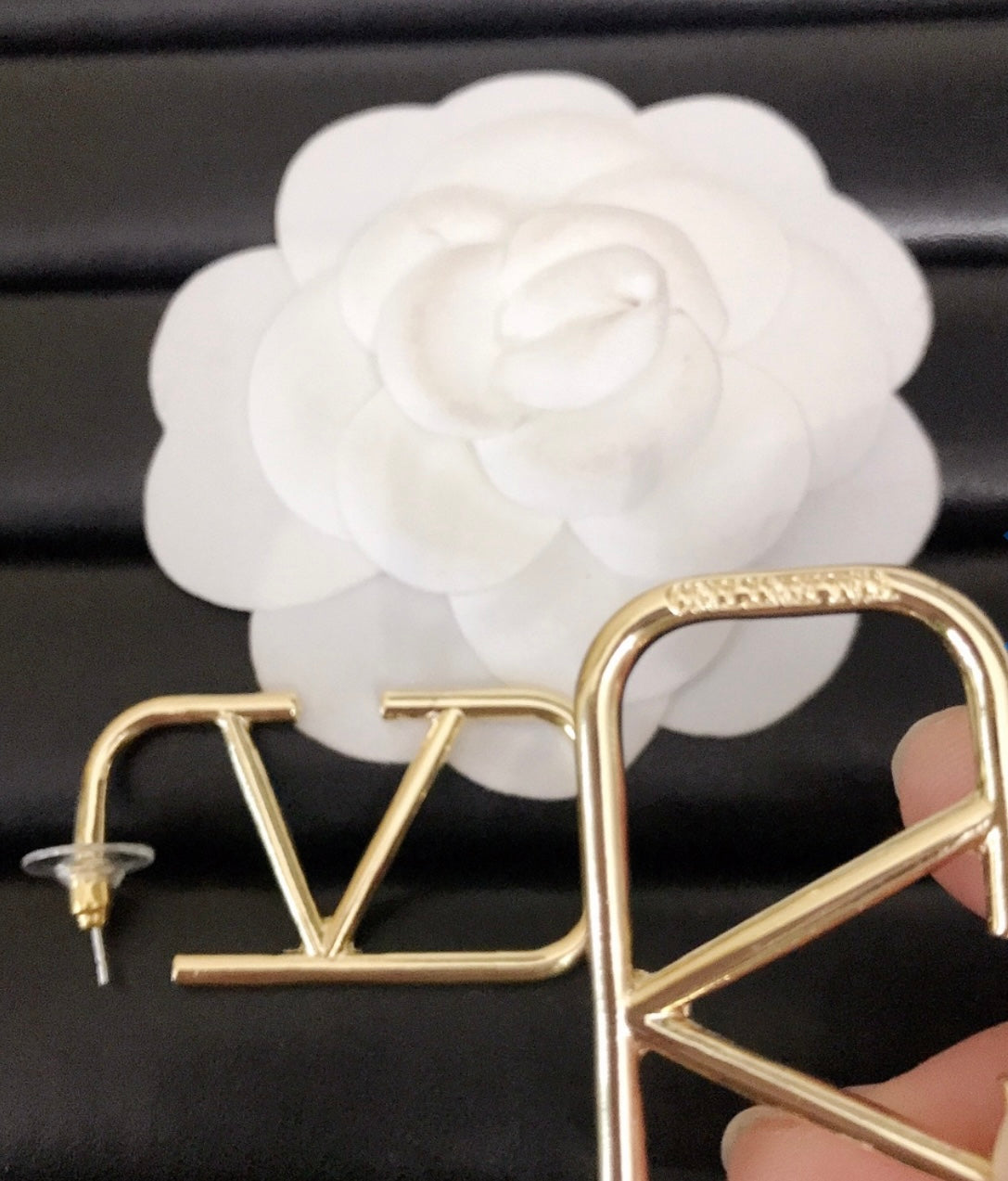 Valentino gold earrings
