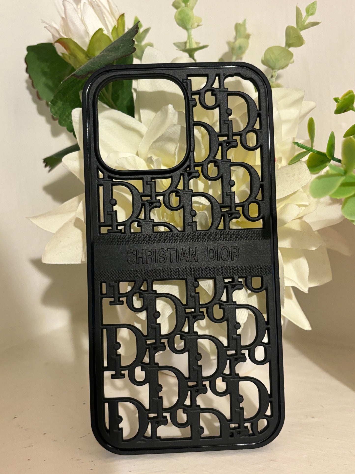 Cd black phone case