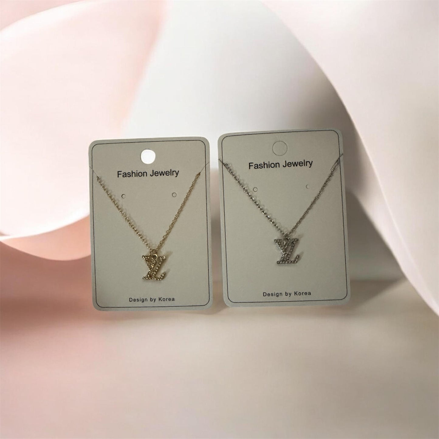 Lv bling necklace