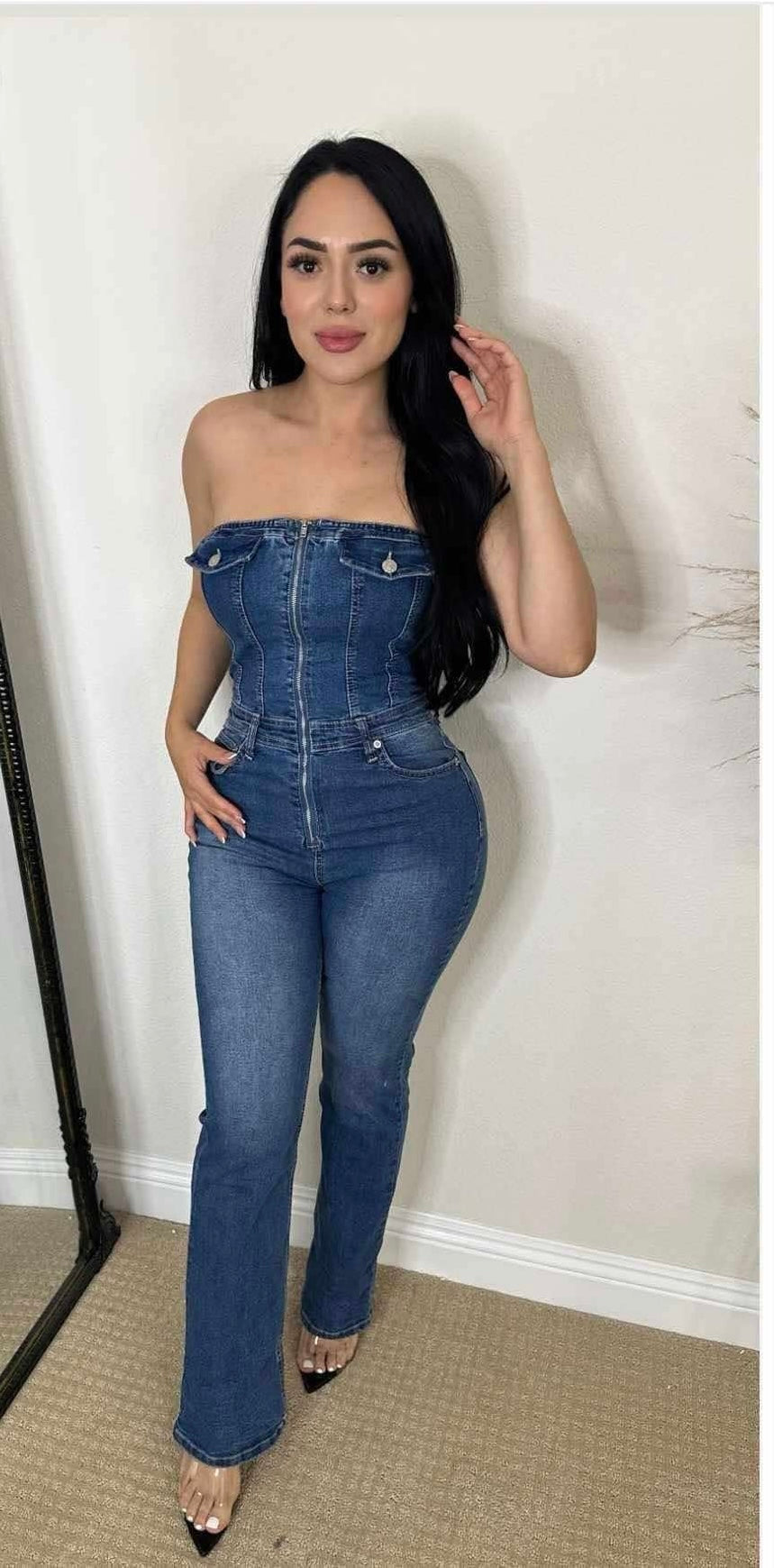 Maranda denim jumpsuit