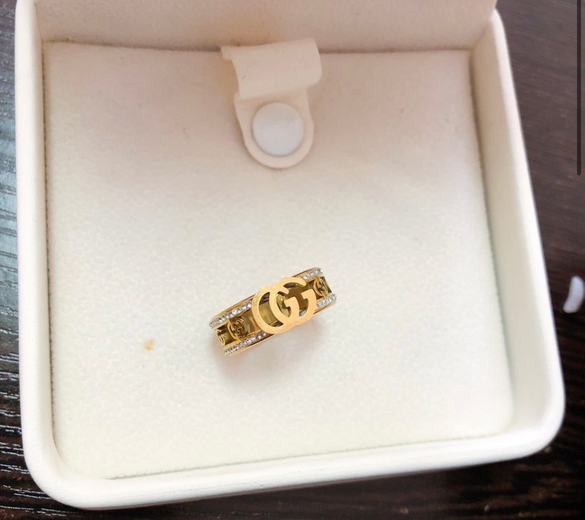 Gg one size gold ring