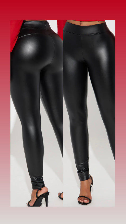 Liliana faux leather leggings