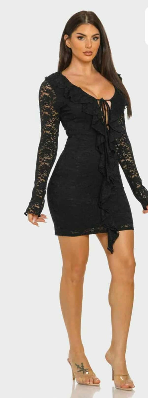Stephanie black lace dress!