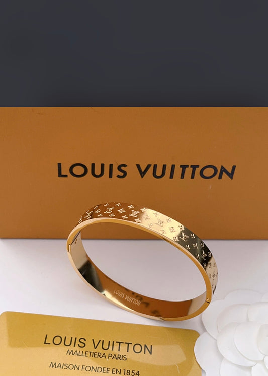 Gold LV bracelet