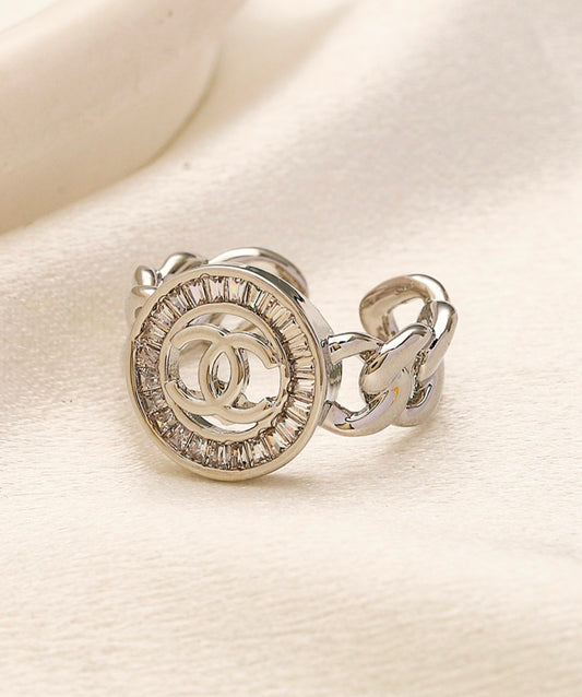 Crystal Cc one size ring