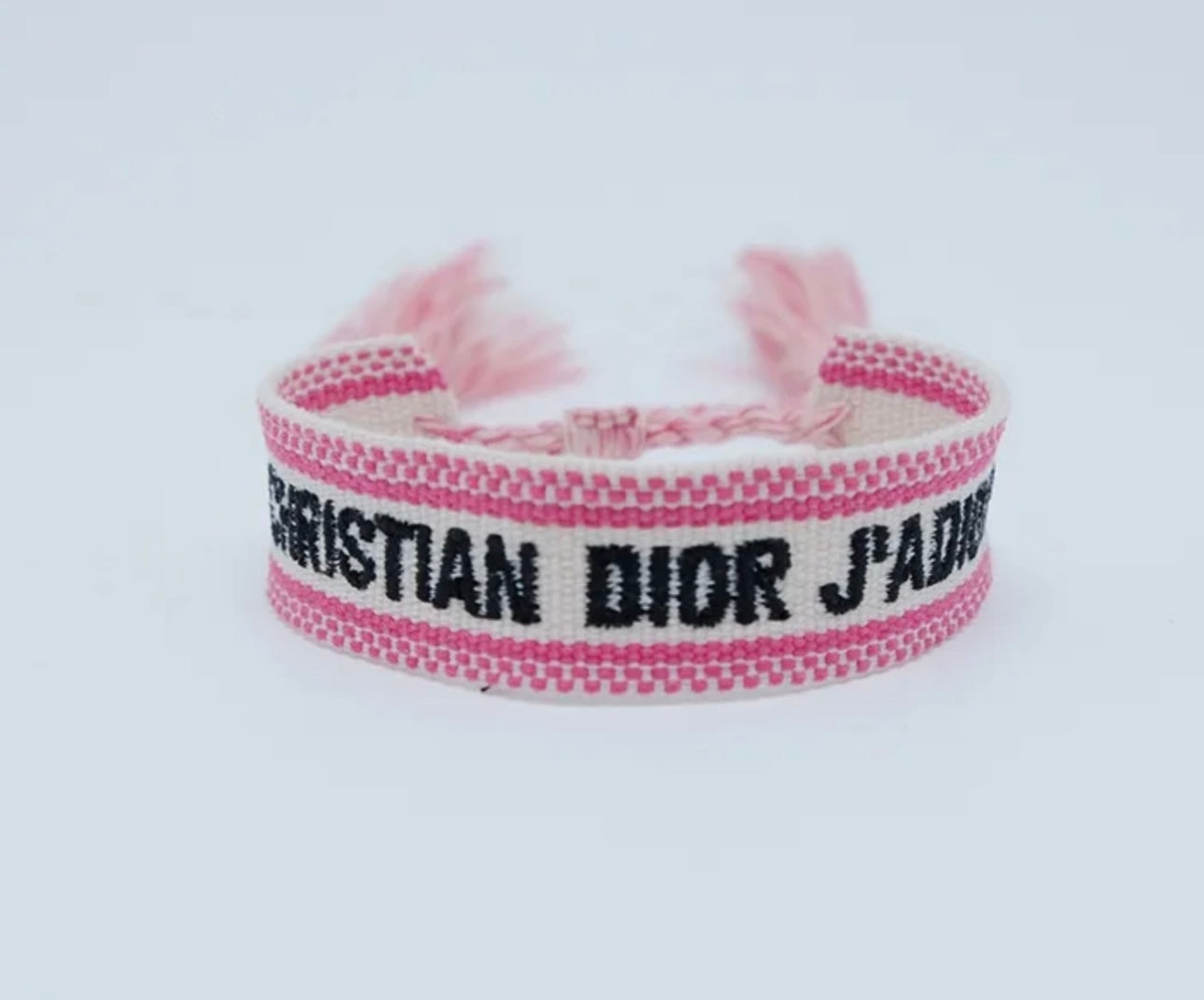 Everyday pink cd bracelet