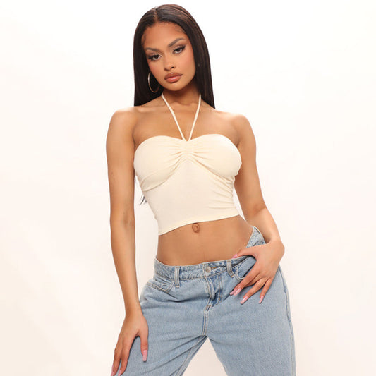 Amira tan top