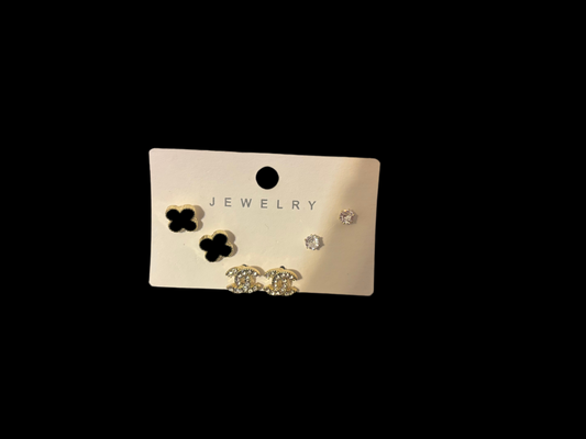 3 piece Kendra Cc earrings