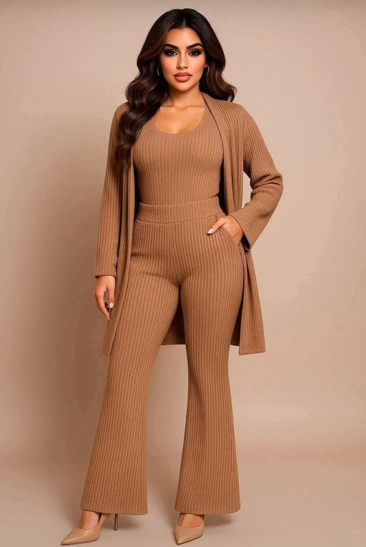 3 piece (tan set)
