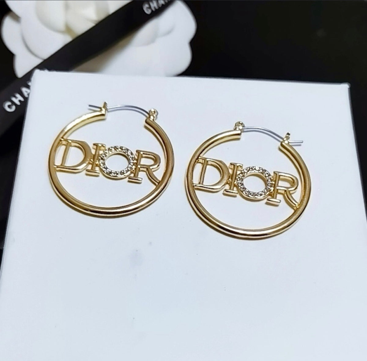 Kathy dio gold hoops
