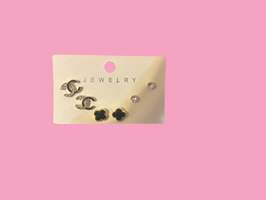 3 piece Marissa Cc earrings