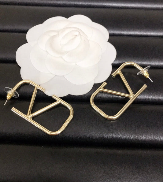 Valentino gold earrings