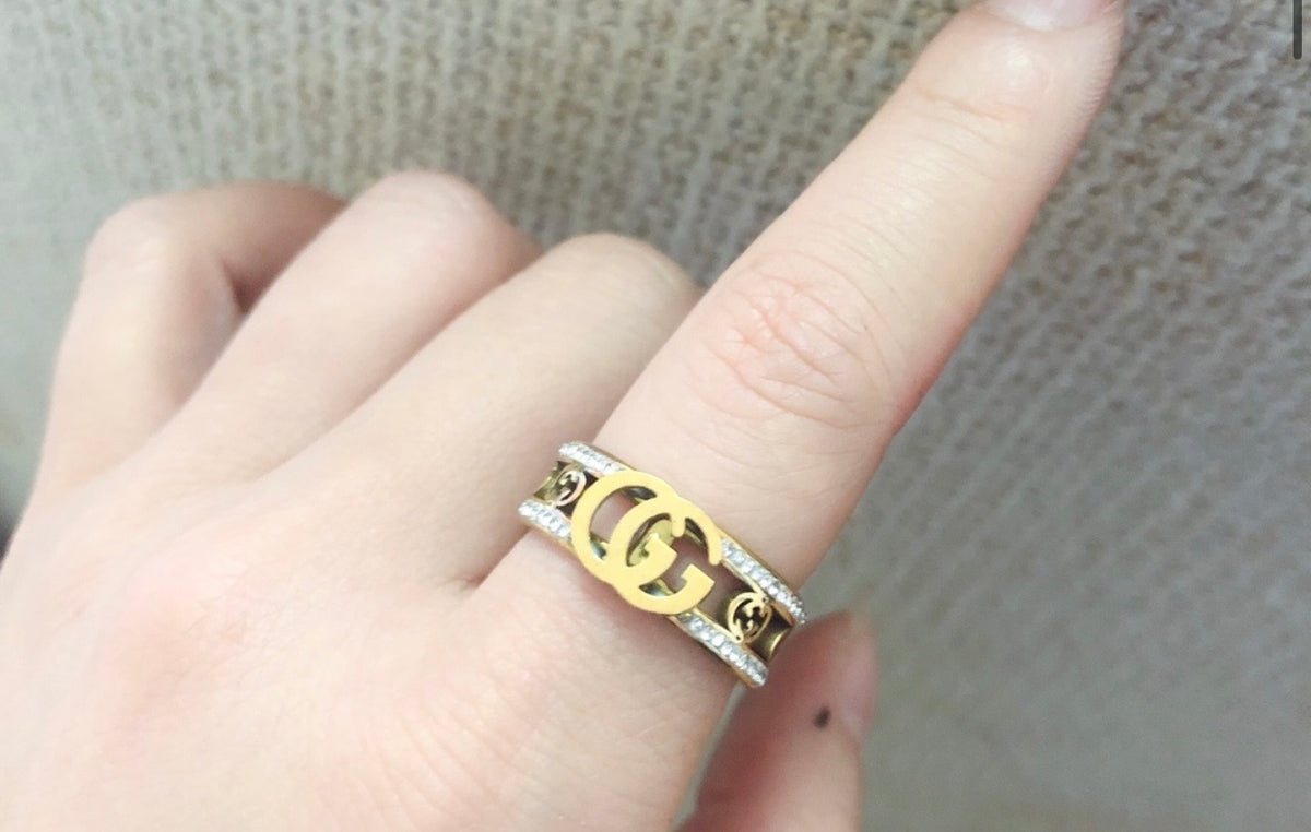 Gg one size gold ring