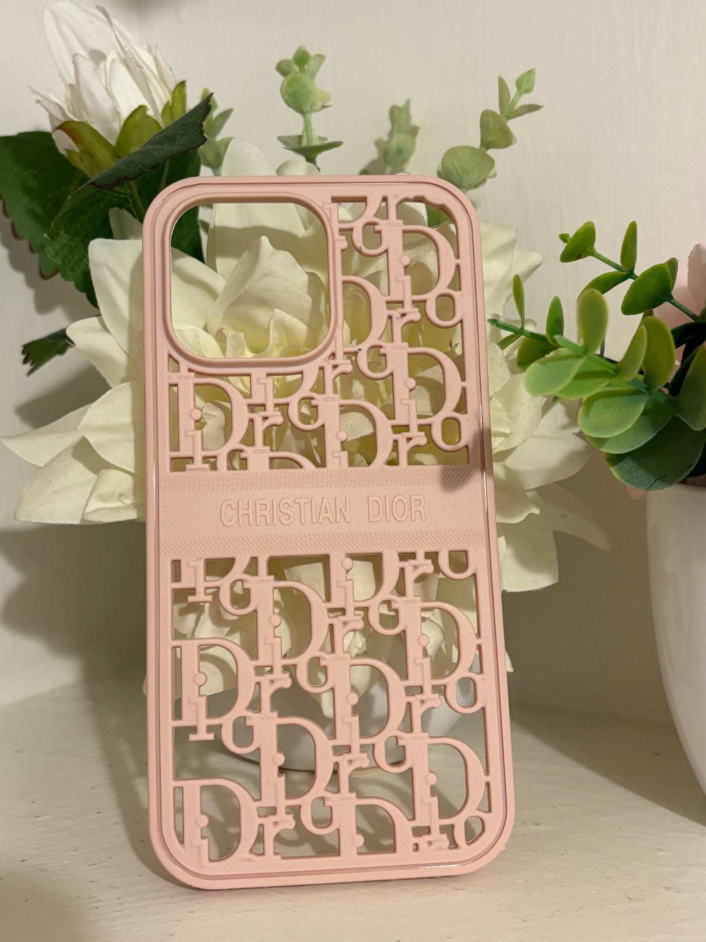 CD light pink phone case