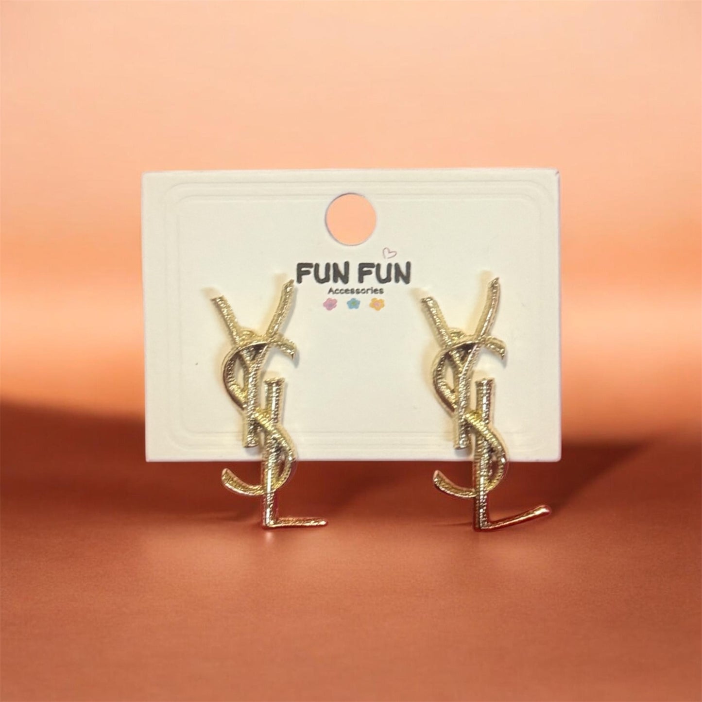 YSL GOLD EARRINGS
