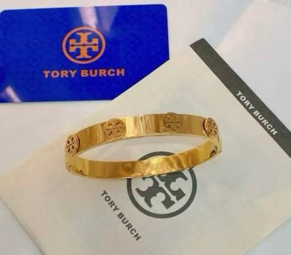 Tatiana gold bangel